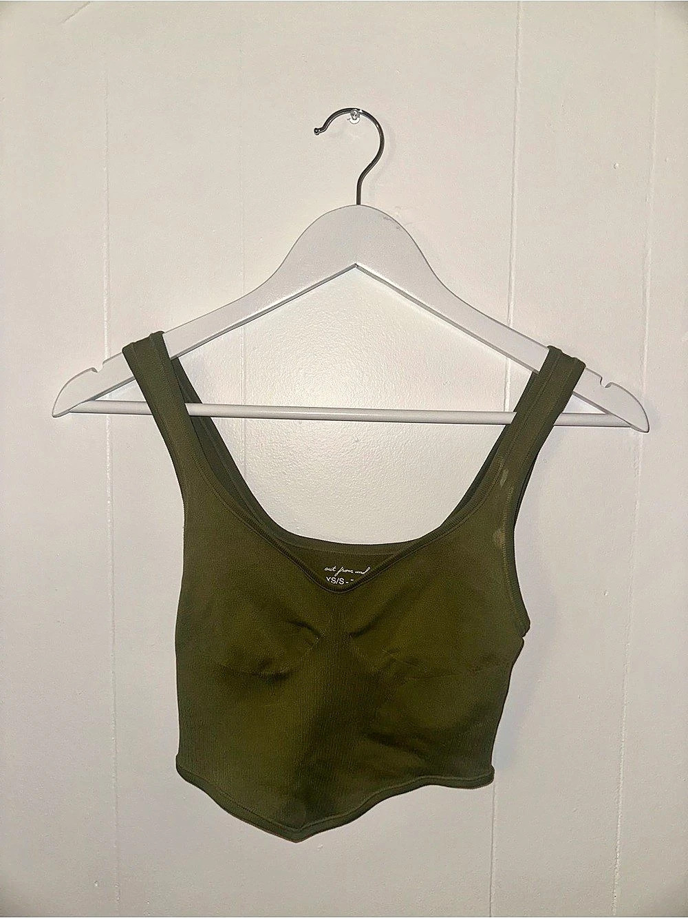 Urban Outfitters Army Green Crop